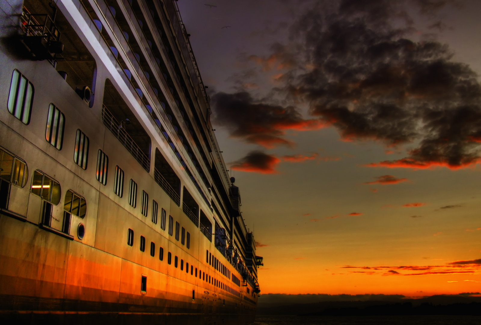 loď, západ slunce, noc, voda, odraz, nebe, vozidlo, večer, ráno, Kanada, ostrov, soumrak, Vancouver, Victoria, mrak, svítání, před naším letopočtem, plavba