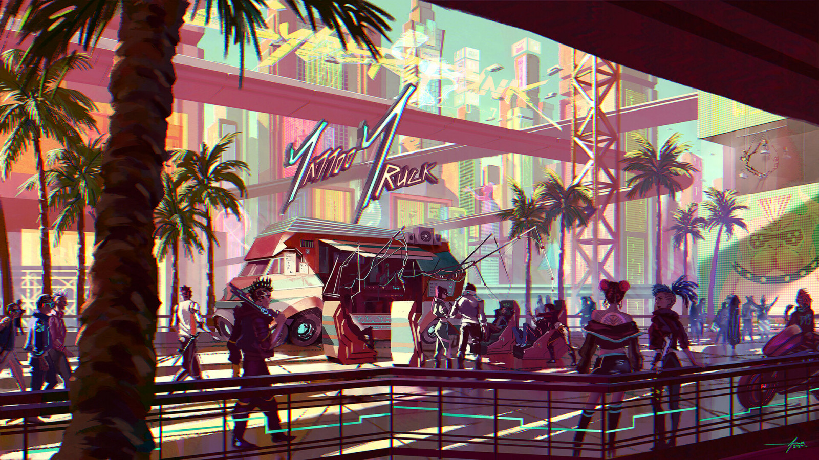 ปลูก, ต้นไม้, อาคาร, การพักผ่อนหย่อนใจ, สีม่วงแดง, arecales, Tints and shades, สถานที่สำคัญ, สนุก, ท้องฟ้า, ต้นปาล์ม, เหตุการณ์, เมือง, ความบันเทิง, ซุ้ม, การพักผ่อนหย่อนใจ, การท่องเที่ยว, กลางคืน, ใช้ผสม, นีออน, ถนน, วันหยุด, นั่งสนุก, เขตร้อน, ฝูงชน