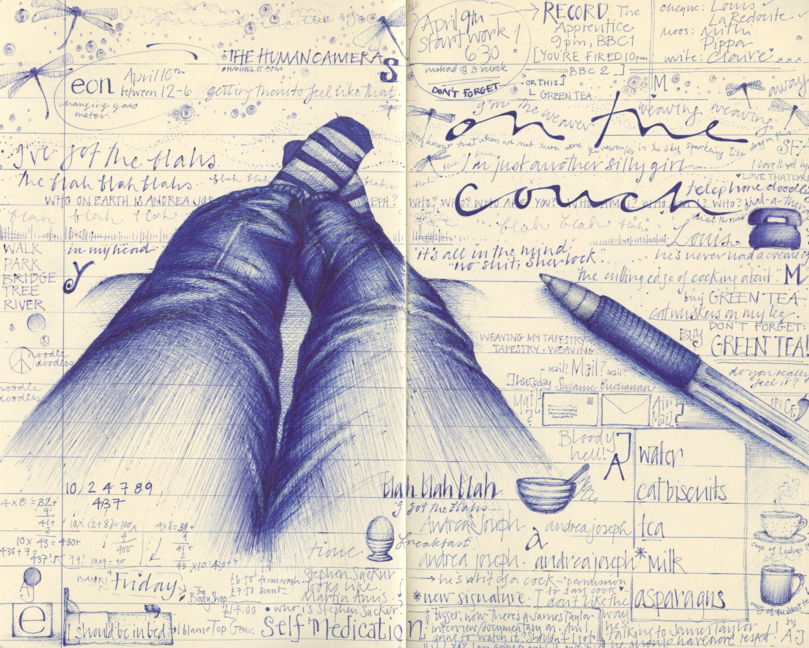 výkres, ilustrace, ponožky, umělecká díla, text, hudba, papír, psaní, inkoust, text, časopis, úhel, čára, rukopis, font, dokument, kresby, Moleskine, aj, propiska, Kancelář, Andreajoseph, Areajosephsillustrations