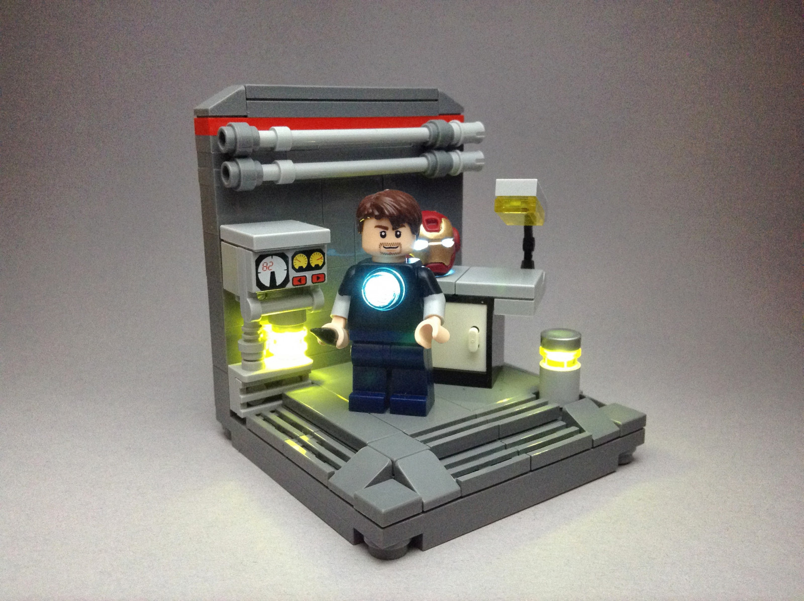 LEGO, teknologi, Legetøj, AFOL, jernmand, produkt, customlego, tonystark, starkindustries, starklab, product design
