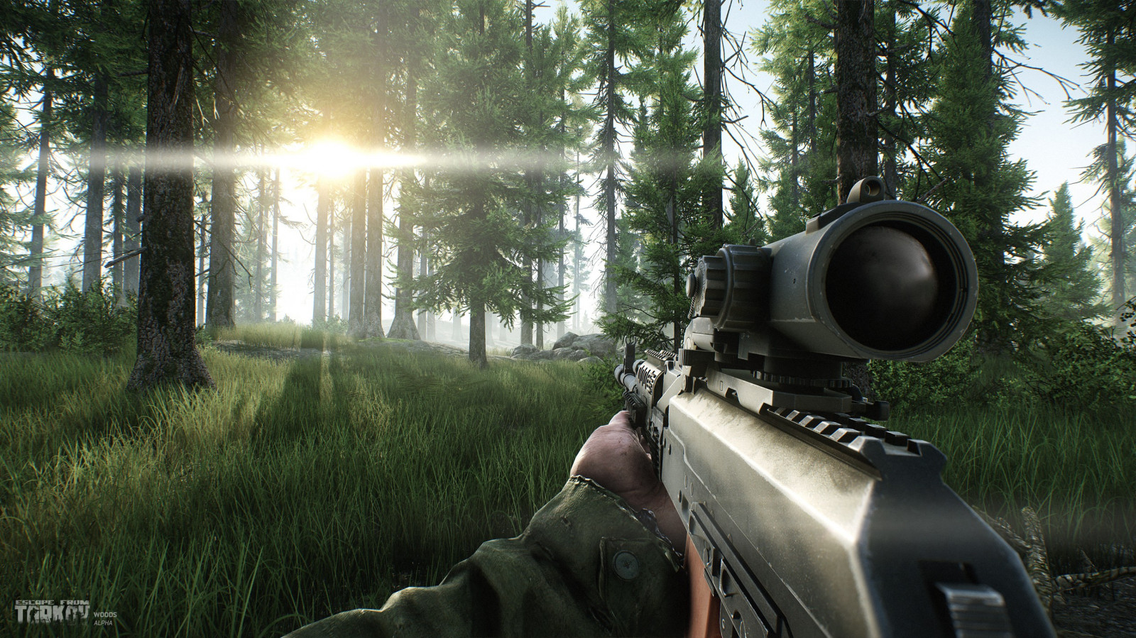 computerspil, soldat, Flugten fra Tarkov, War Game, first person shooter, Person, Skarpskytte, skærmbillede, erhverv