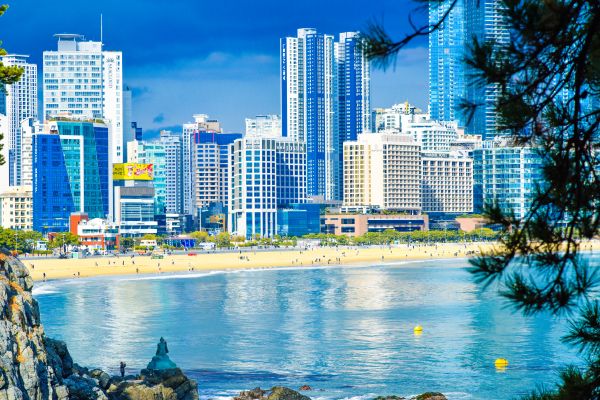 Busan,South Korea,building,sea foam,landscape,skyscraper