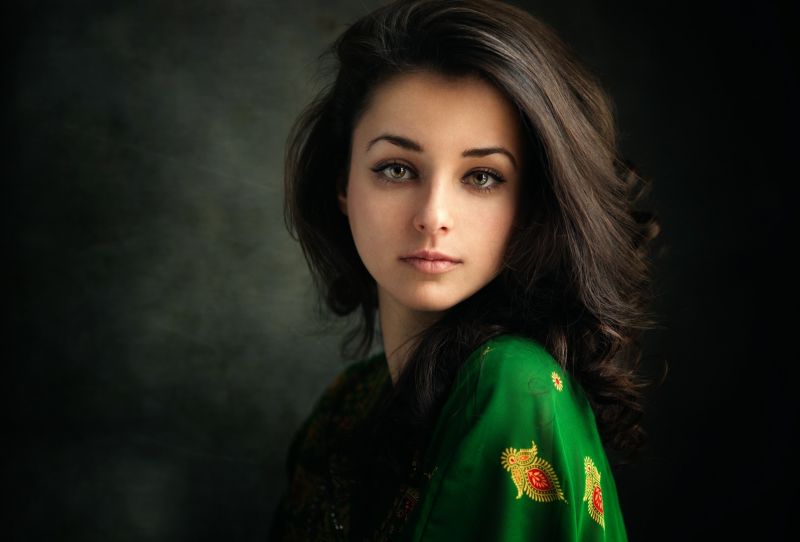 mujer,cara,modelo,retrato,pelo largo,fotografía