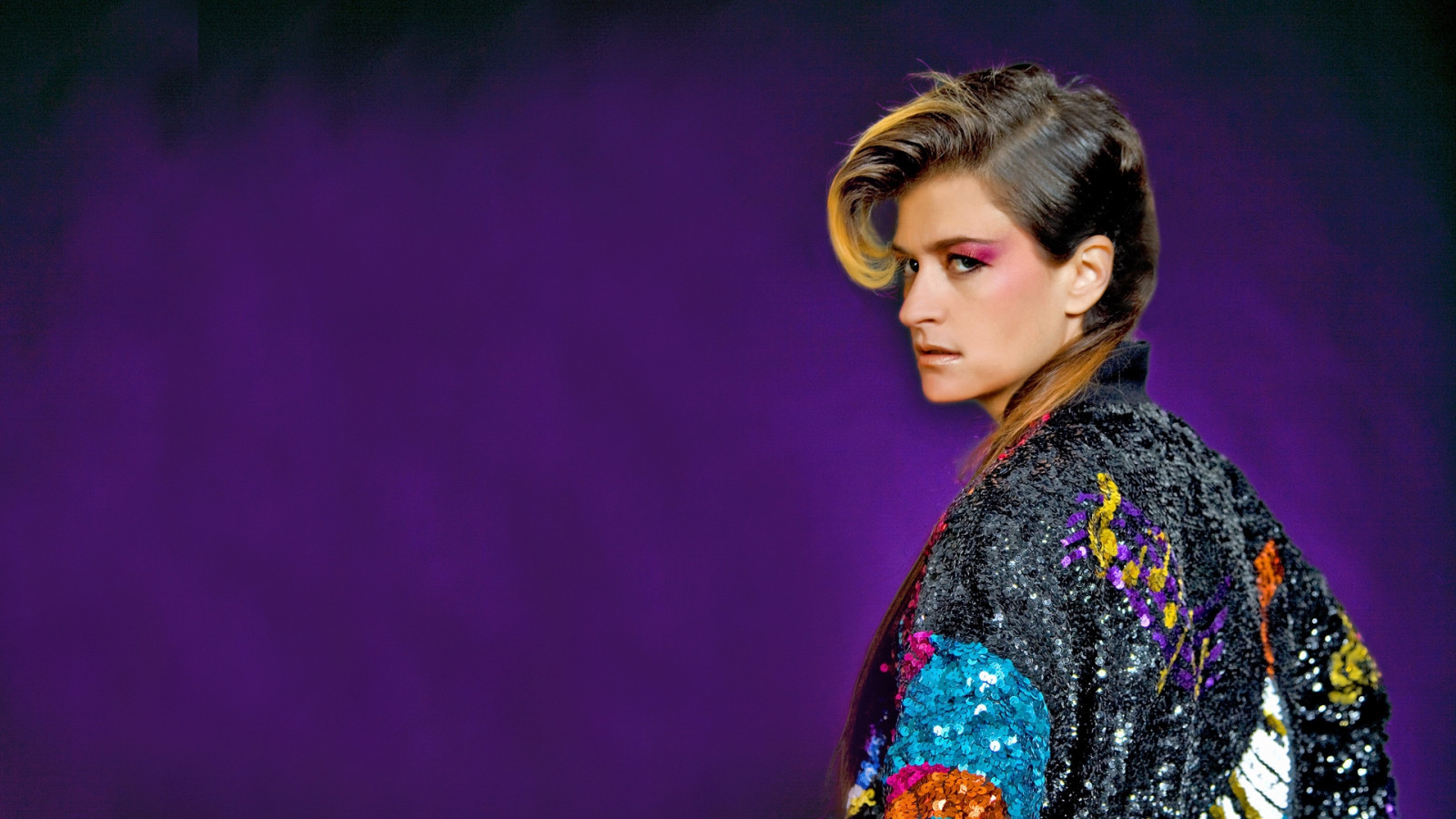 broskve, dívka, střih, šaty, Pozadí