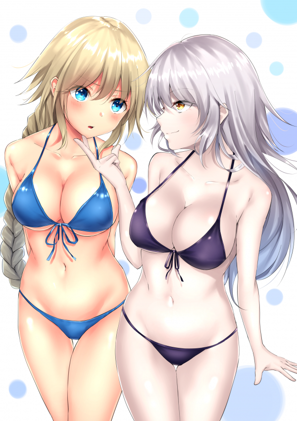 bikini,cleavage,white background,Fate Apocrypha,Fate Grand Order,Fate Stay Night