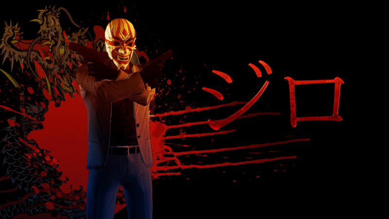 Payday 2, UMĚNÍ, ilustrace, noc, Červené, plakát Payday 2, UMĚNÍ, ilustrace, noc, Červené, plakát