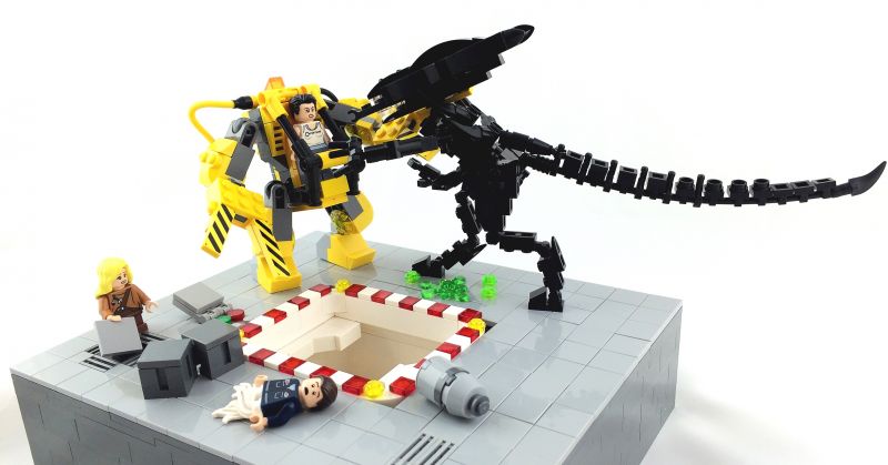 LEGO,Ripley,Extranjeros,ciencia ficción,cargador,obispo
