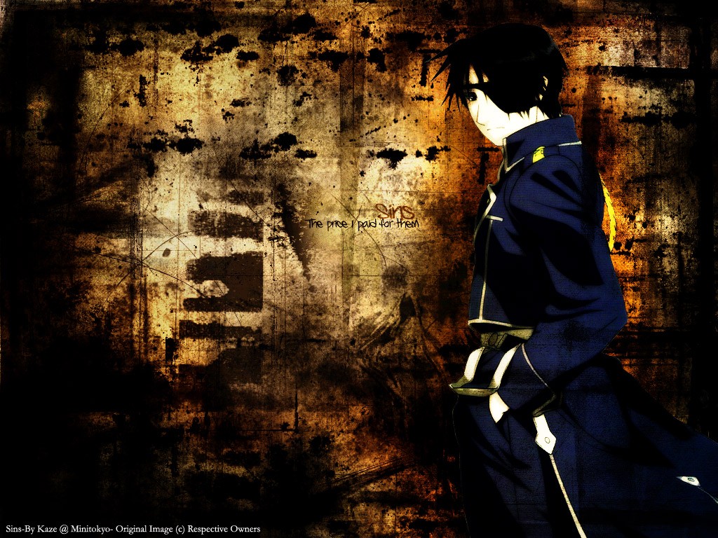 anime, Full Metal Alchemist, Roy Mustang, tma, kryt alba