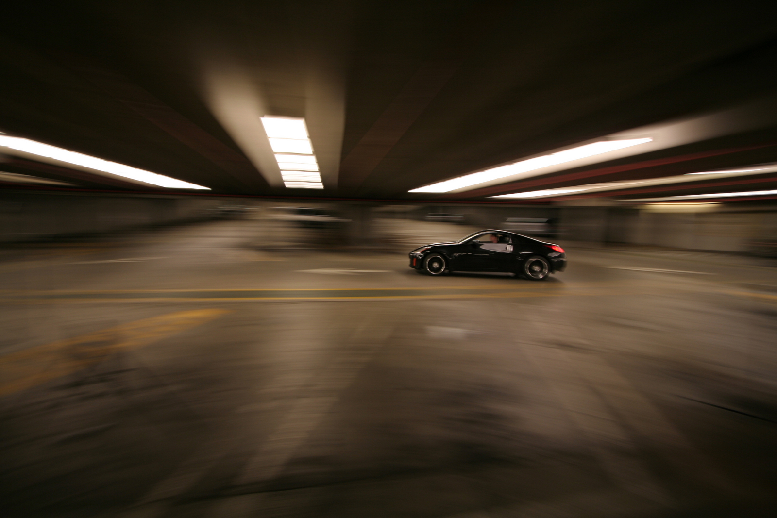 noc, auto, vozidlo, Nissan, Seattle, Garáž, řidičský, rýžování, 350Z, světlo, prozkoumat, tma, superauto, strobist, sportovní auto, automobilového designu, uw, vinětace, panningshot, flickr uživatel adamlyon, uwgarage