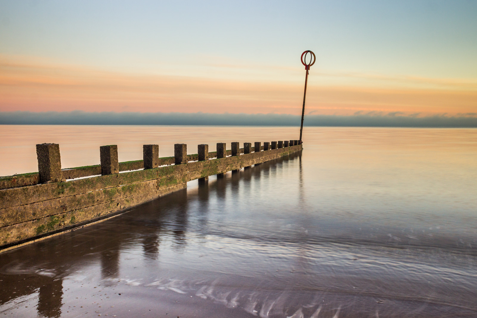 UK, mare, Sole, spiaggia, acqua, Alba, Canone, costa, Scozia, Edimburgo, calma, Portobello, firthofforth, Giaffa, 600d, canon600d, canoneos600d