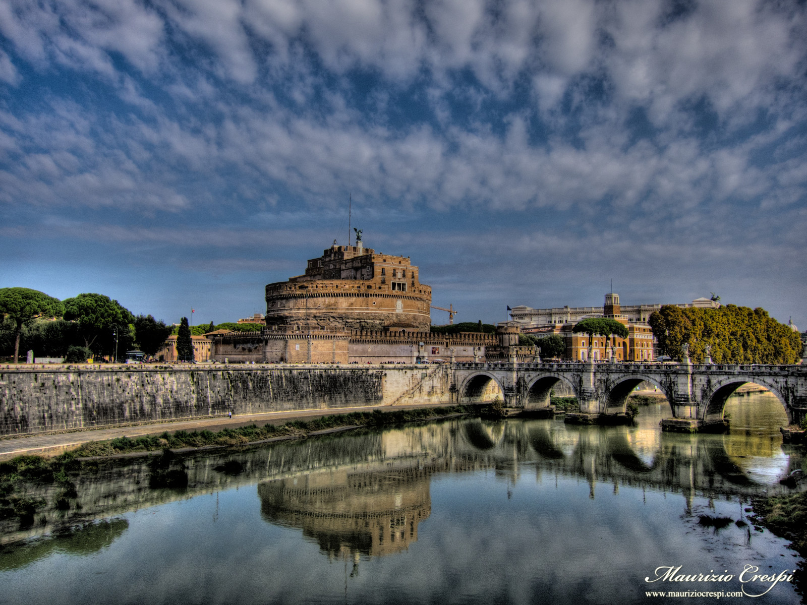 Wallpaper : landscape, city, Italy, water, building, reflection, sky ...
