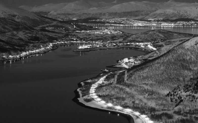 landscape, mountains, monochrome, photography, bay, reflection landscape, mountains, monochrome, photography, bay, reflection