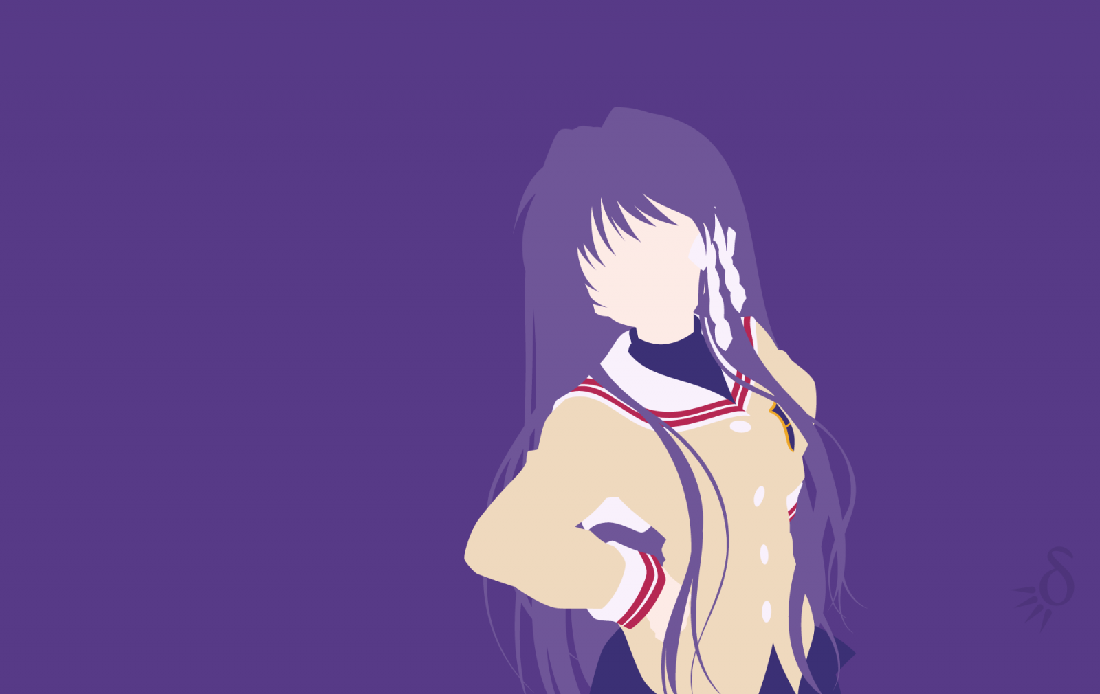illustration, Enkel baggrund, anime, tegneserie, Clannad, Fujibayashi Kyou, test Kyou venligst ignorere, hånd, mangaka