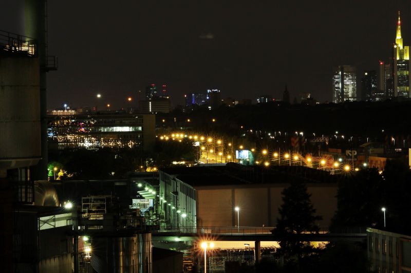 Stadt, Nacht-, Stadtbild, Metropolregion, Stadtgebiet, Metropole