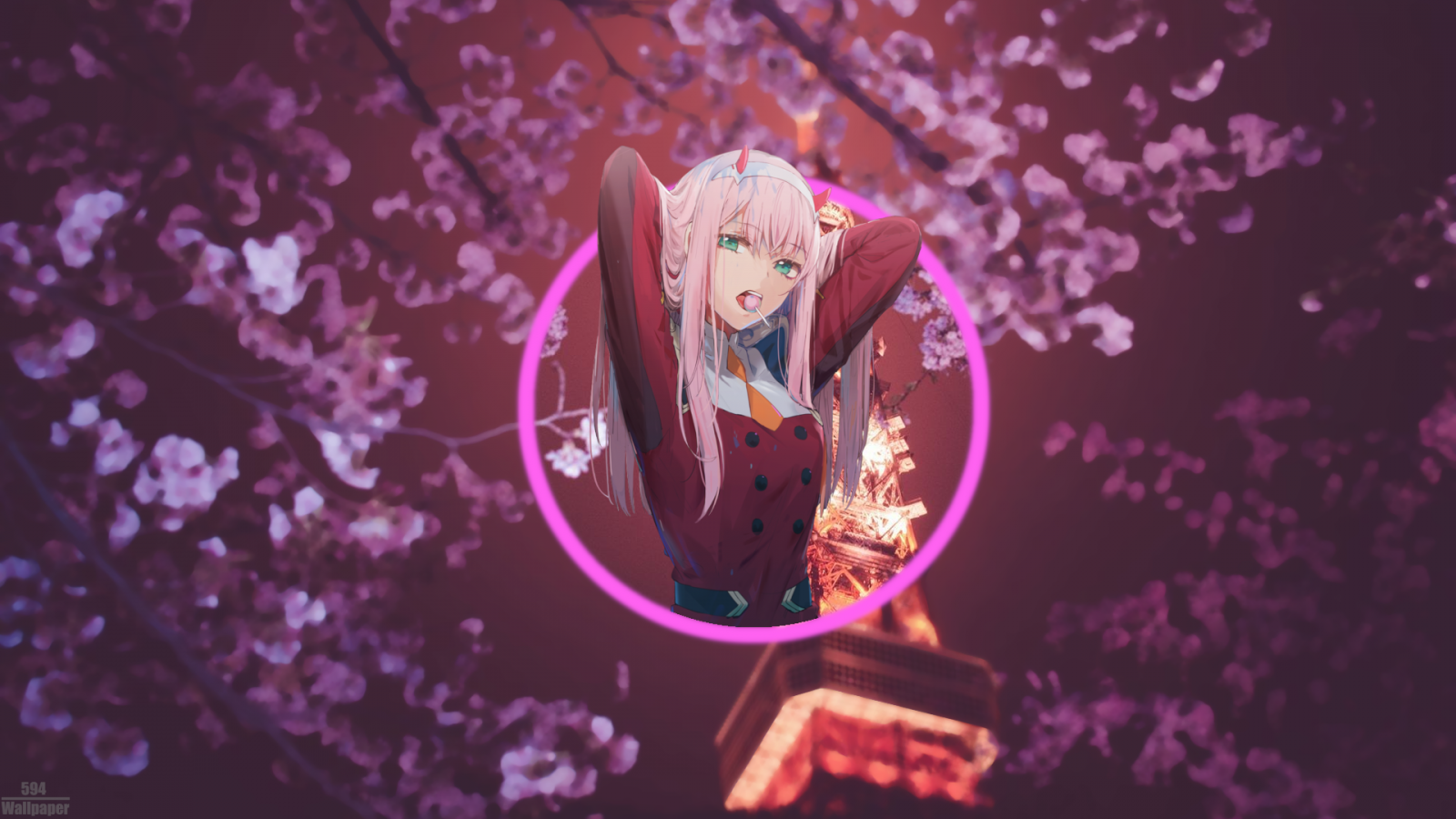 Wallpaper : Zero Two Darling in the FranXX, Darling in the ...