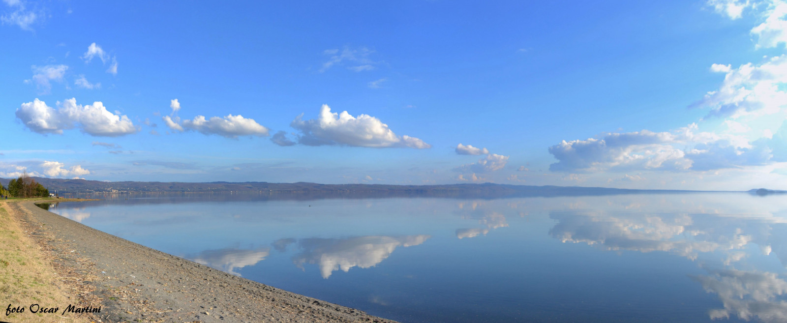 ทัศนียภาพ, lago, Bolsena, nuvole, spiaggia, สัตว์ร้าย, Di, คาสโตร, Tuscia