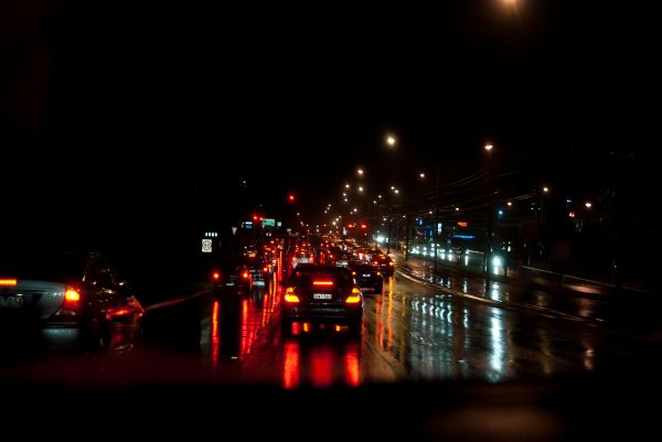 traffic,road,night city