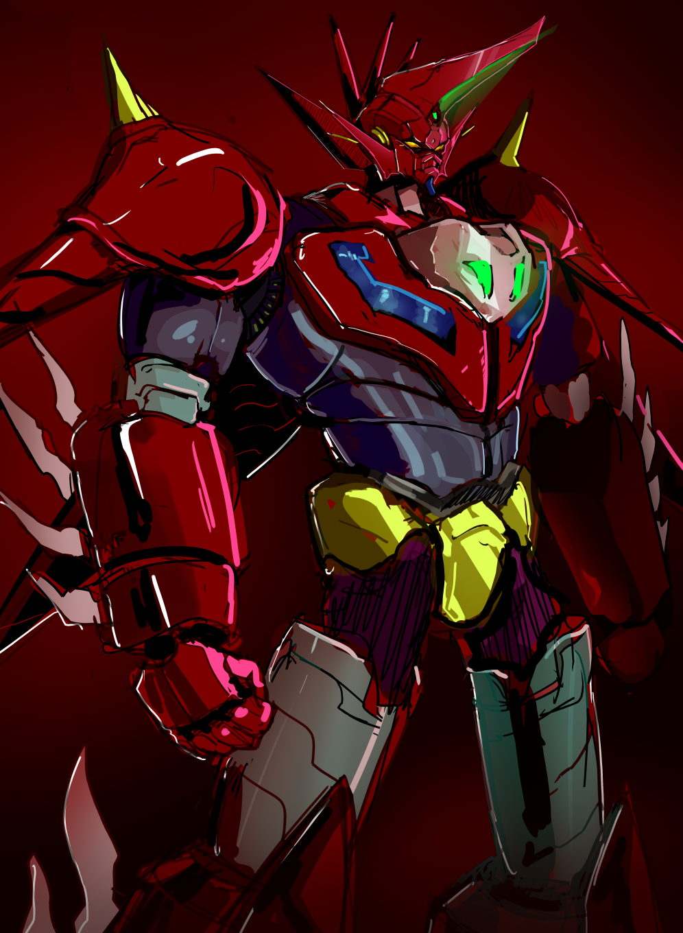 Papel de parede : Dynamic Planning Original, Shin Getter Dragon, Anime ...