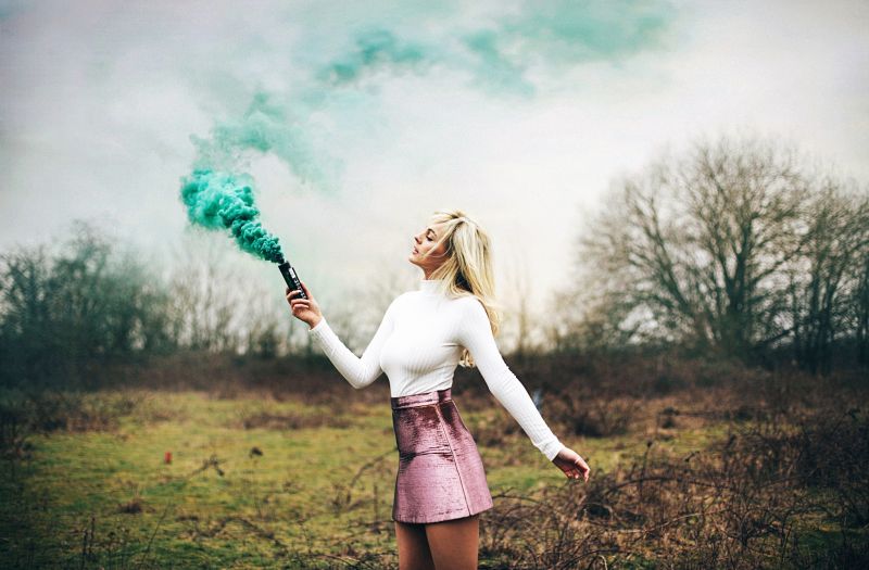 sollys, Kvinder udendørs, Kvinder, model, natur, græs