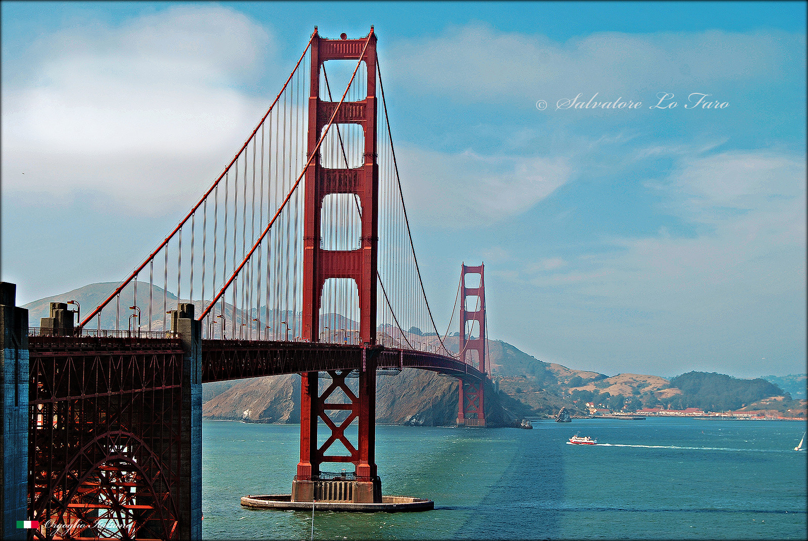 Fond d'écran pont, Amérique, d'or, Nikon,