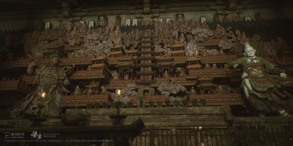 Black Myth Wukong,Chinese architecture,mythology,3D,3d graphics