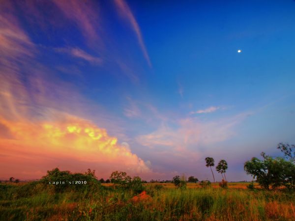 sunset,backyard,scenery,fantasy,finalfantasy,HDR