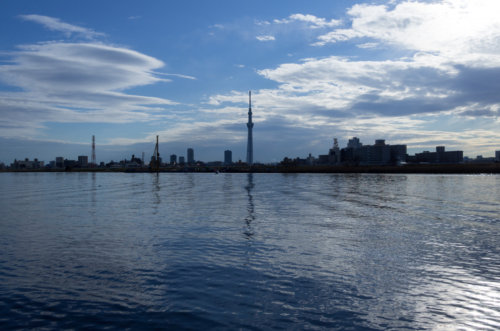 Japonsko, loď, moře, panoráma města, záliv, architektura, voda, odraz, nebe, vozidlo, panoráma, večer, věž, řeka, přístav, horizont, dok, soumrak, Leica, Tokio, jp, Skytree, Marina, mrak, osvětlené, osvětlení, kanál, T, mezník, Tokyo Sky Tree, horikiri, leicat, summicront235, Summicron, t235, vodní