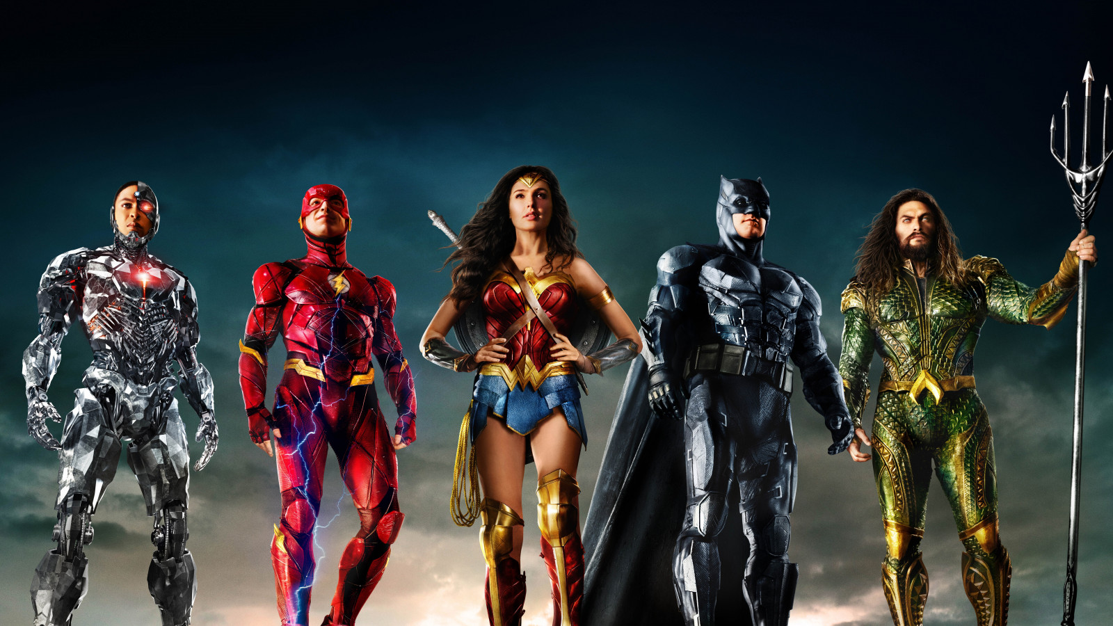 Wallpaper : Flash, Wonder Woman, Aquaman, Batman, DC Comics 7680x4320