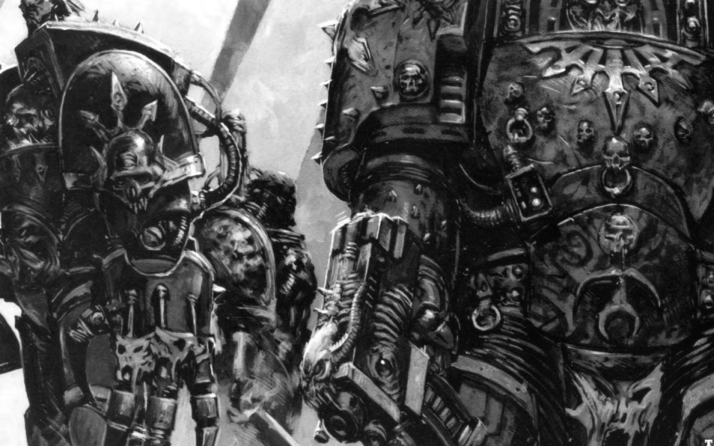 1440x900 px, tindakan, gelap, fantasi, fi, perkelahian, sci, perang, Warhammer, pejuang
