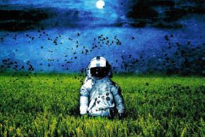 grass artwork green astronaut album covers flower agriculture screenshot computer wallpaper