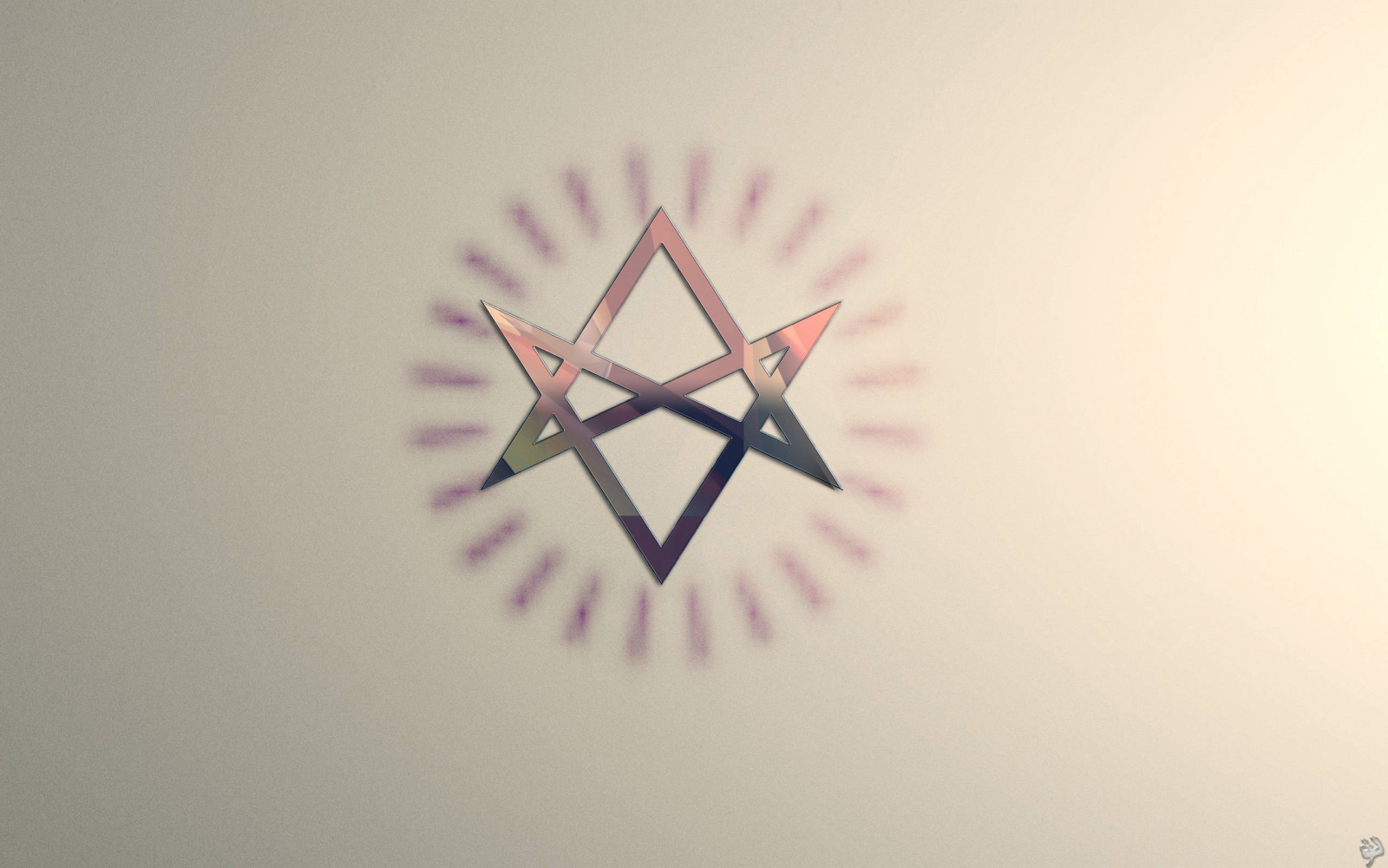 배경 화면 : 2560x1600 픽셀, 동그라미, 미니멀리즘, 담홍색, Thelema, Unicursal Hexagram