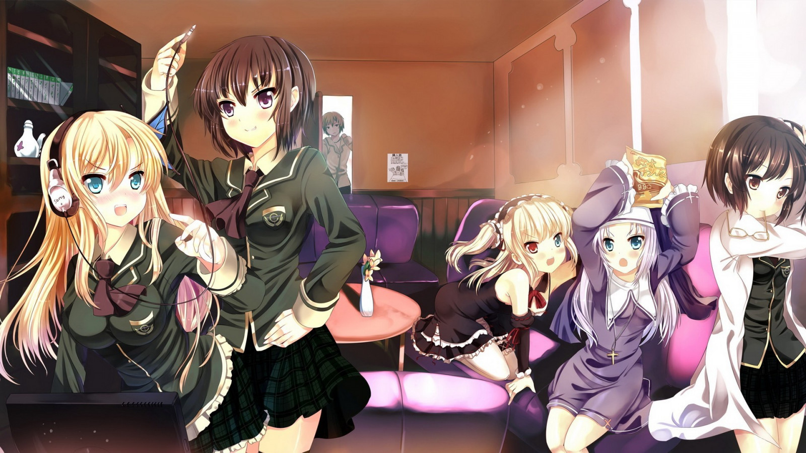 Wallpaper Wallpaper Anime Komik Boku Wa Tomodachi Ga Sukunai Hasegawa HD
