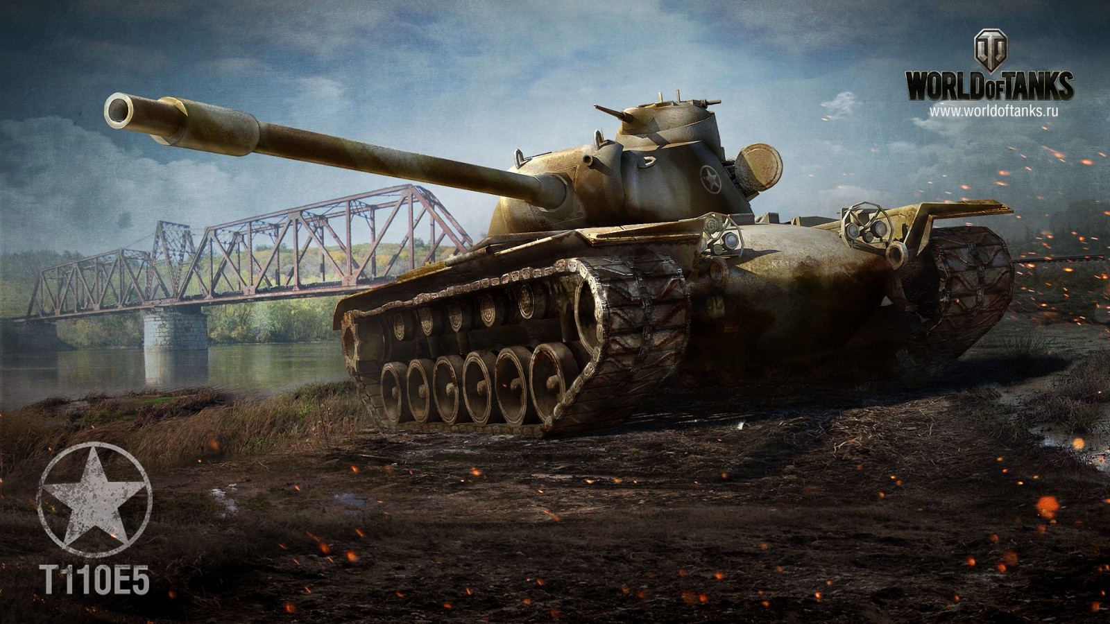 Wallpaper weapon, tank, World of Tanks, screenshot, pc game, combat