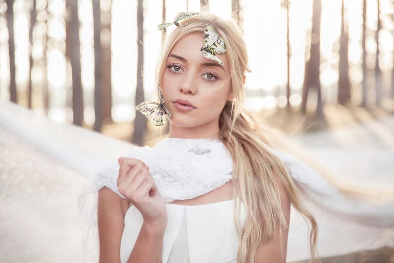 ženy, model, portrét, blondýnka, dlouhé vlasy, fotografování