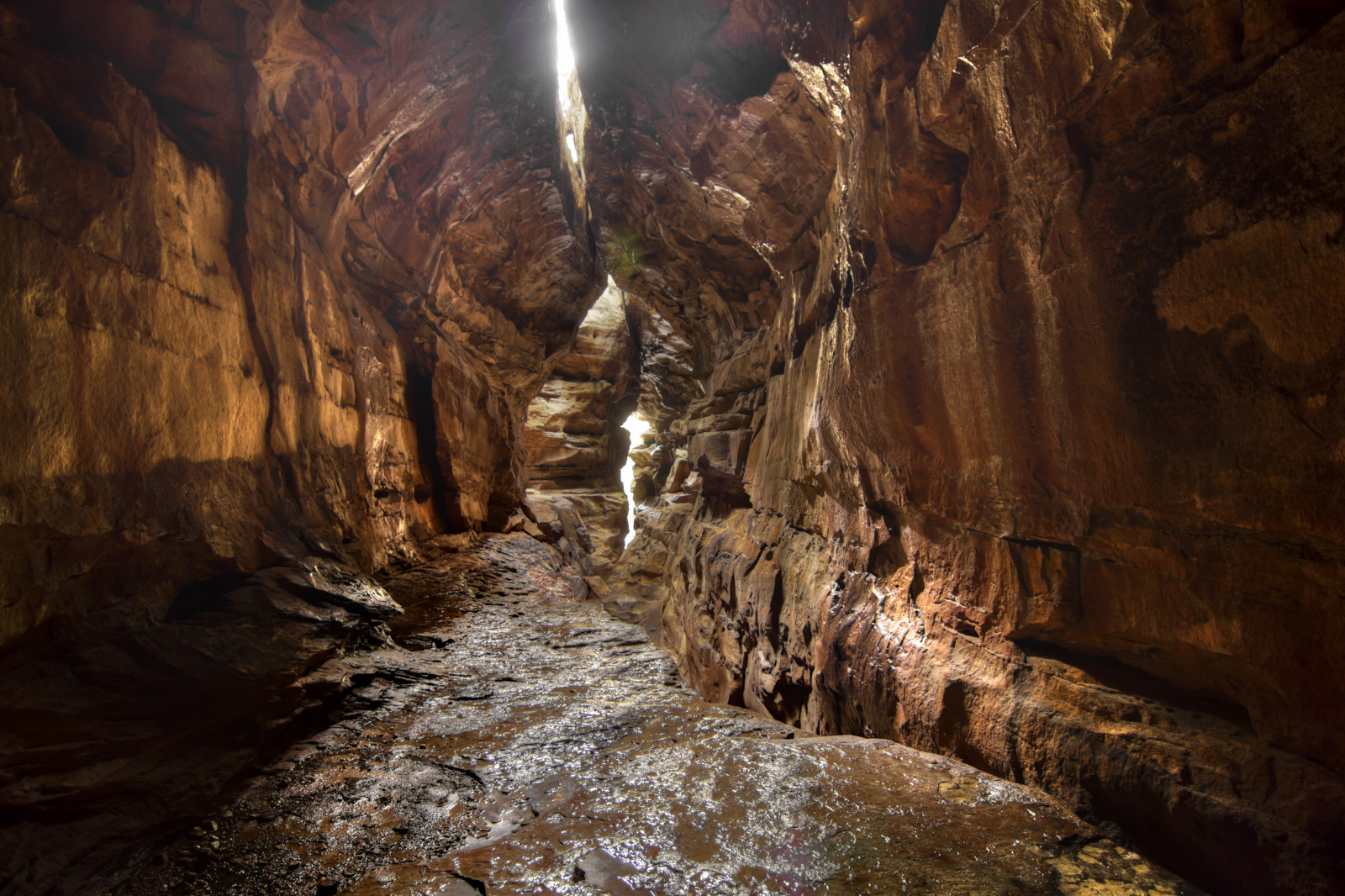 Wallpaper narrows, Formation, rock, cave, canyon, water, geology