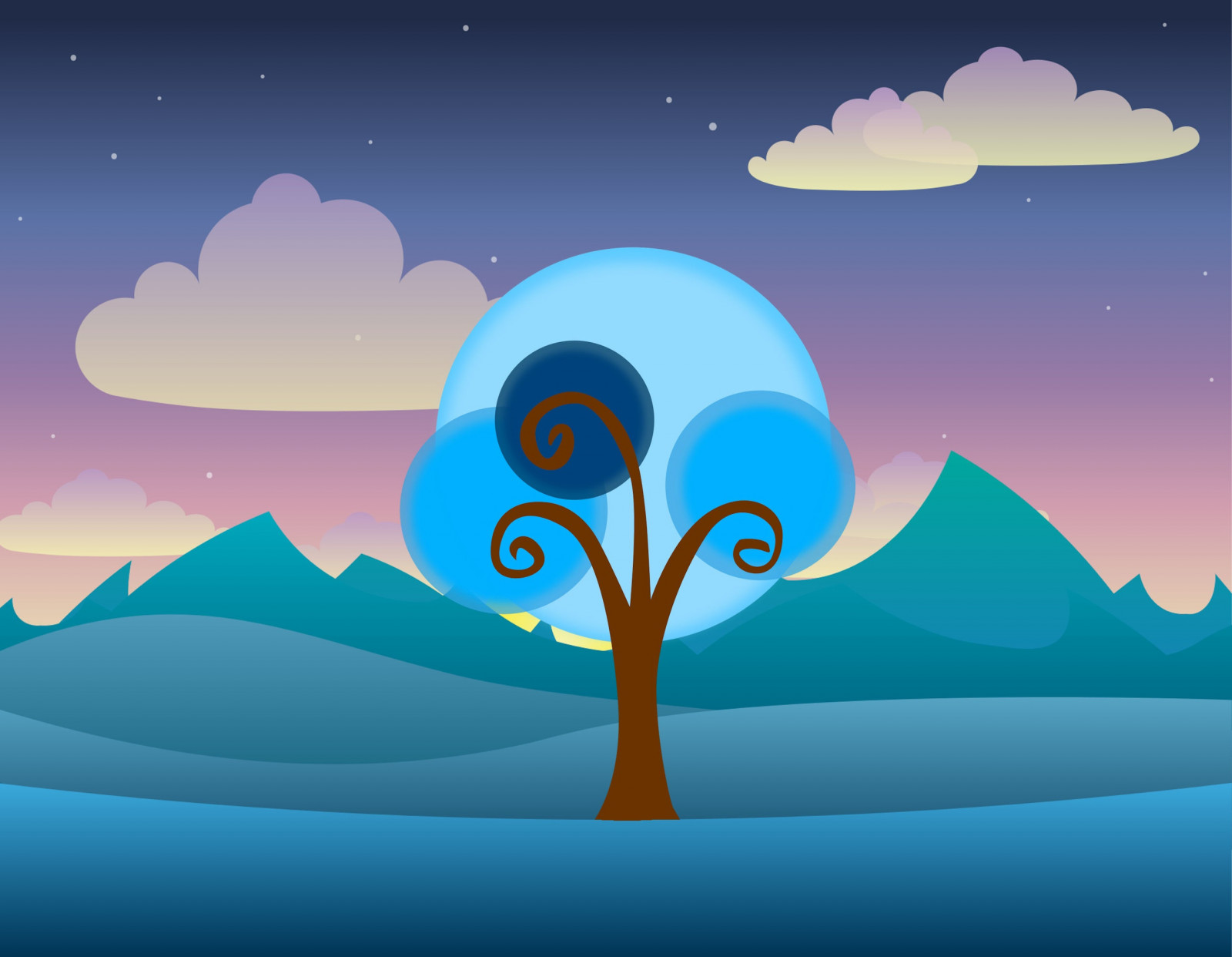 Wallpaper tree, vector, ART 2575x2000 1185355 HD Wallpapers