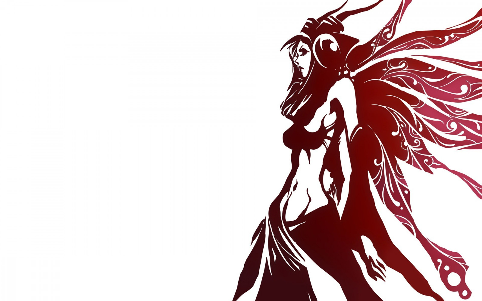 illustrazione, sfondo semplice, anime, anime girls, schizzo