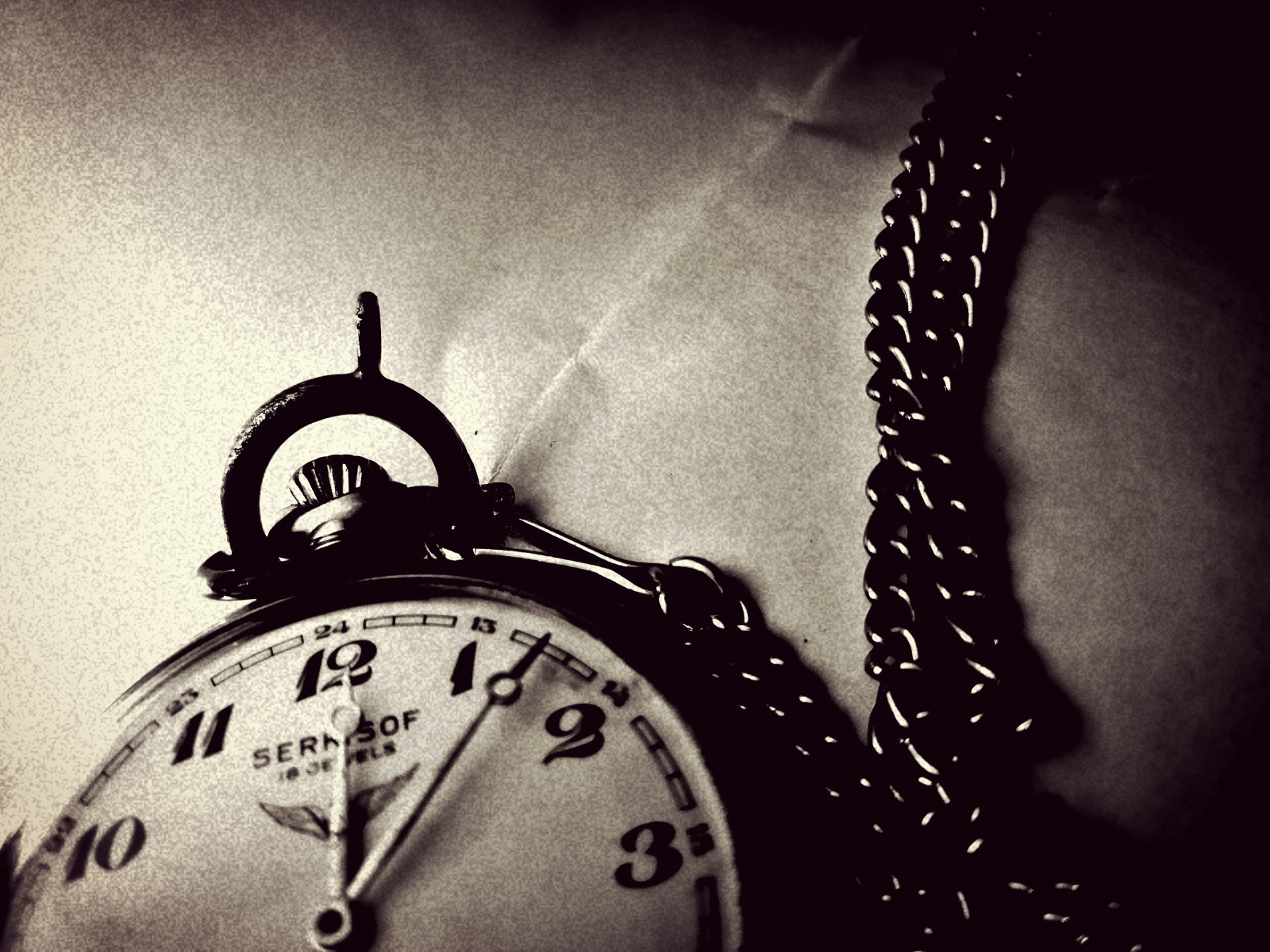 kapesní hodinky, hodinky, temný, čísla