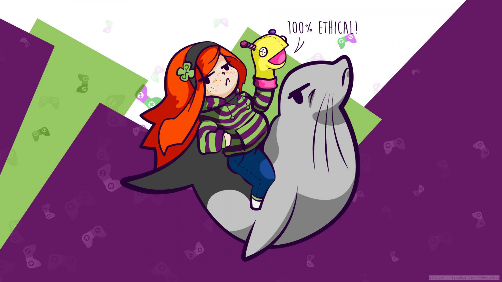 илюстрация, карикатура, Вивиан Джеймс, GamerGate, шрифта