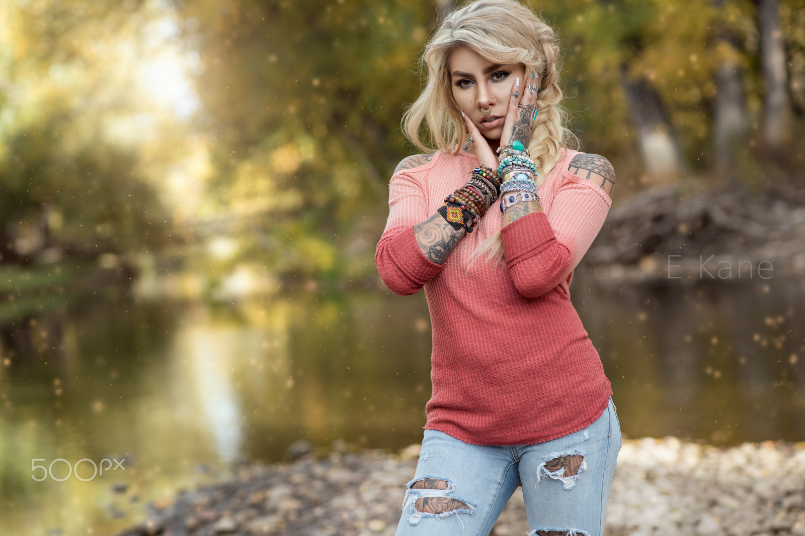 donne all'aperto, tatuaggio, natura, Evan Kane, 500px, donne, modello