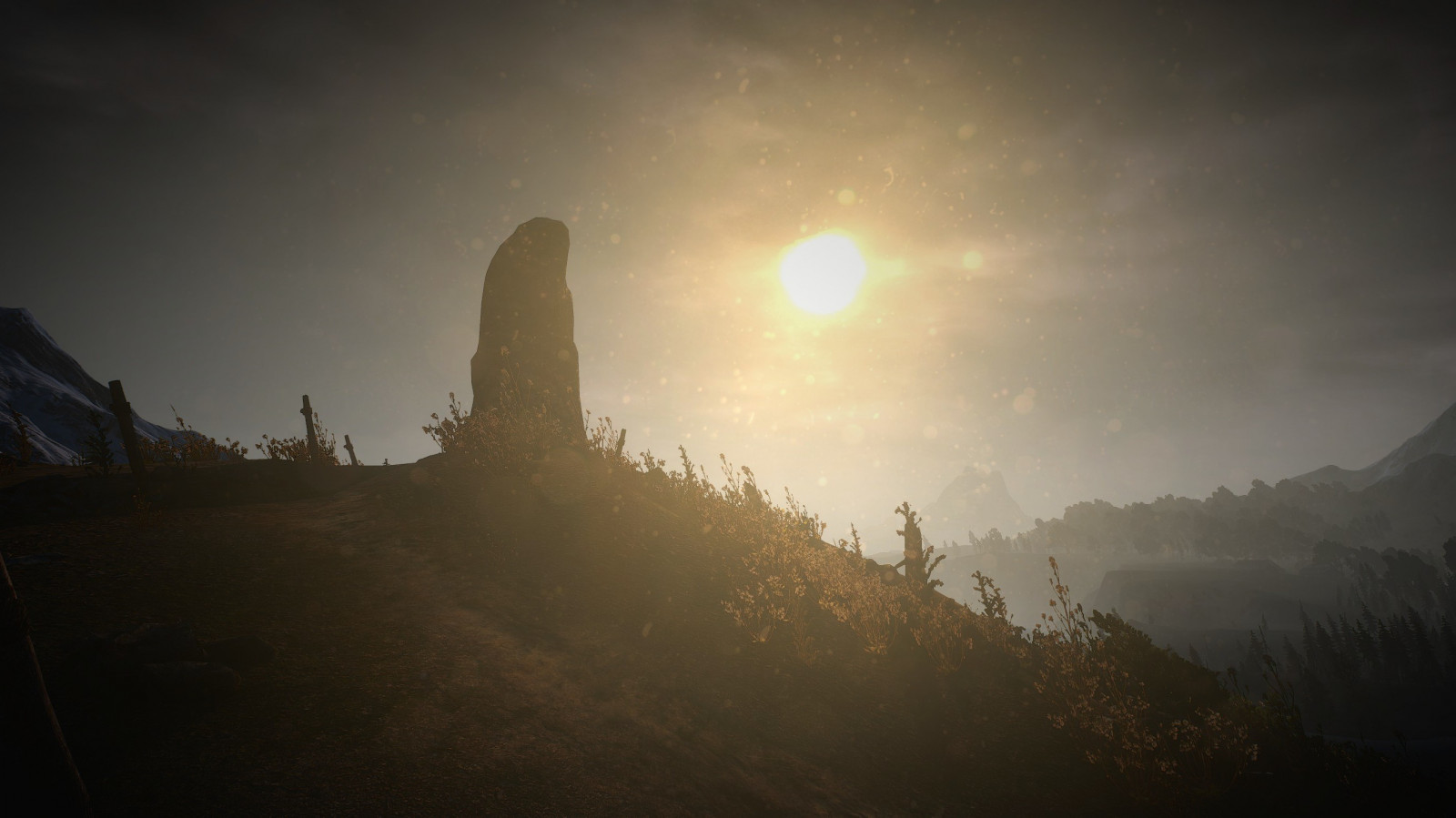 slunečnímu záření, noc, nebe, svítání, večer, ráno, mlha, slunce, Witcher 3 Wild Hunt, atmosféra, soumrak, opar, Skellige, světlo, mrak, mlha, hora, počasí, svítání, tma, atmosférický jev, Atmosféra Země, astronomický objekt, 2715x1527 px