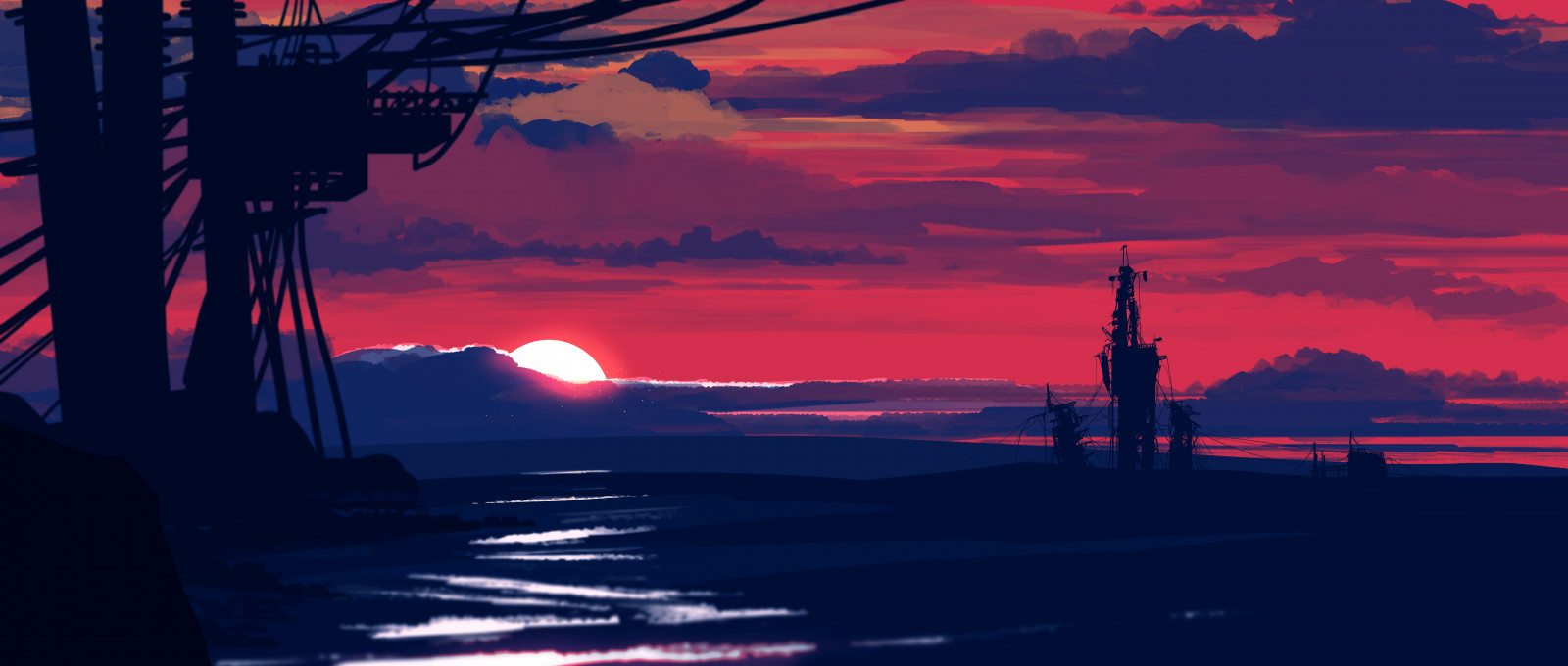 Wallpaper Gracile, digital art, artwork, illustration, concept art, environment, landscape