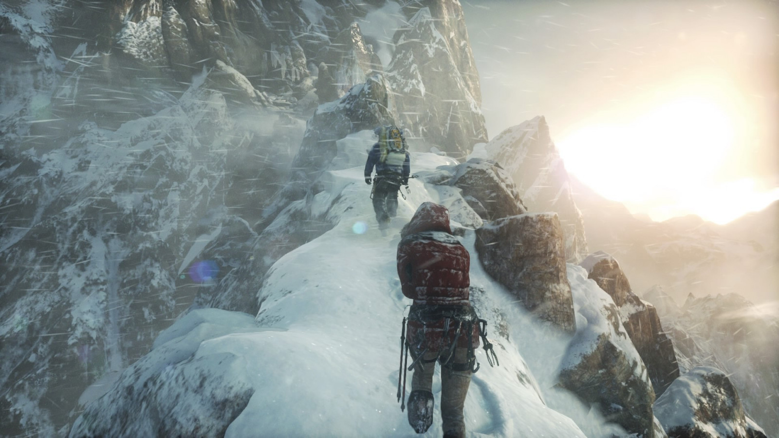 Wallpaper winter, ice, PlayStation 4, Lara Croft, Tomb Raider