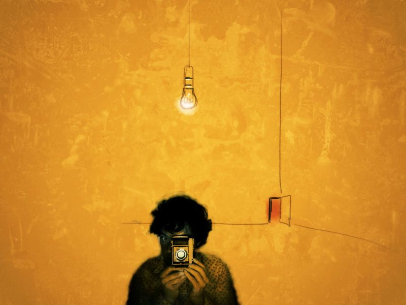 wall, yellow, temple, drawing, shadow, iPhone wall, yellow, temple, drawing, shadow, iPhone
