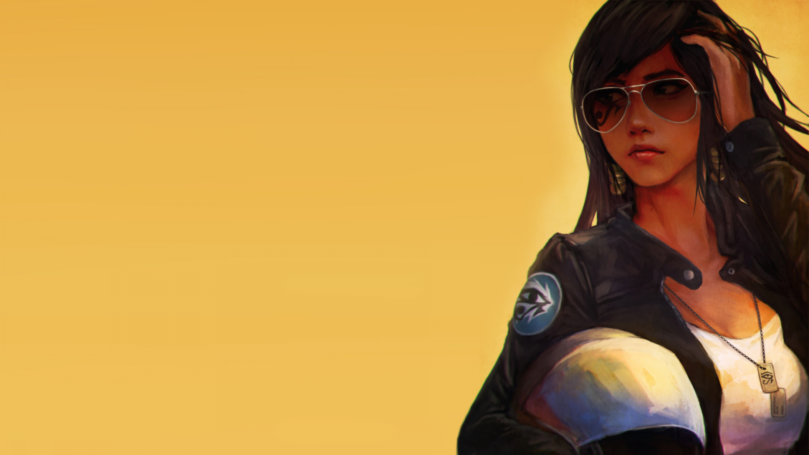 Wallpaper : Pharah Overwatch, sunglasses, women 1920x1080 - filur