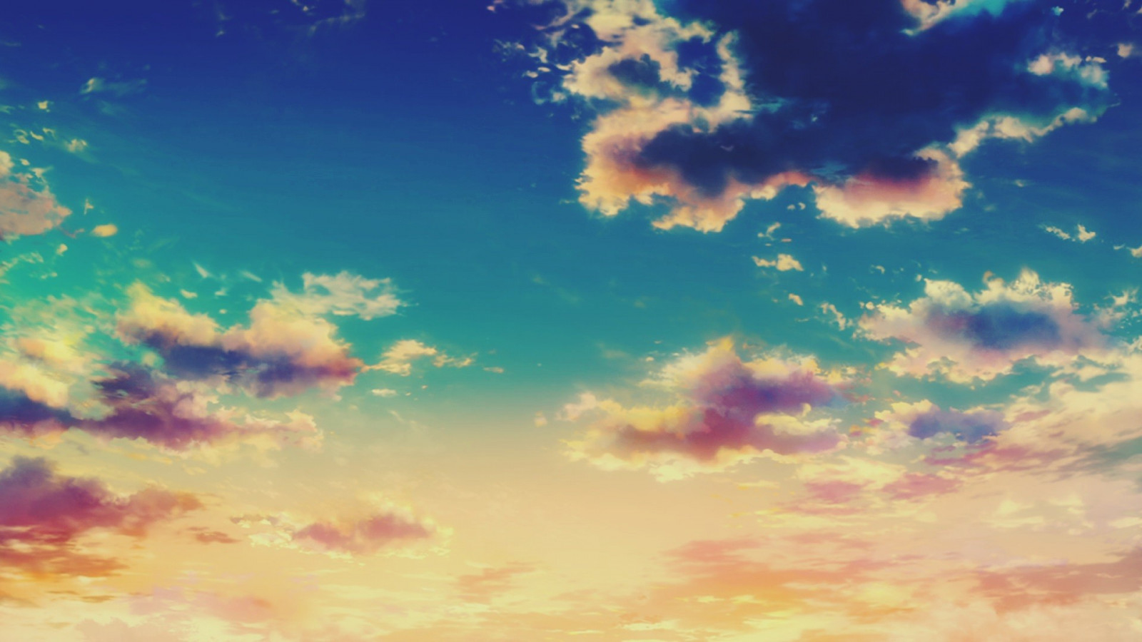 slunečnímu záření, západ slunce, anime, nebe, svítání, večer, ráno, horizont, atmosféra, soumrak, Masamune Kun s Revenge, mrak, svítání, odlesk, červená obloha v dopoledních hodinách, meteorologický jev