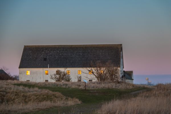 window,house,tower,smygehuk,barn,dusk