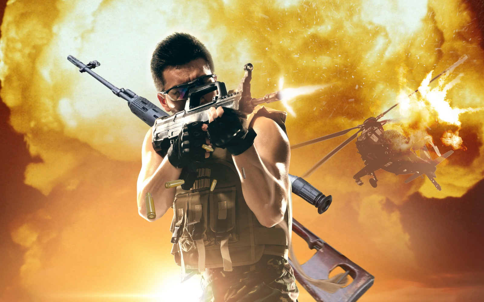 soldato, 2014, immagine dello schermo, sfondo del computer, gioco pc, film d'azione, mercenario, bersaglio, Song Yang