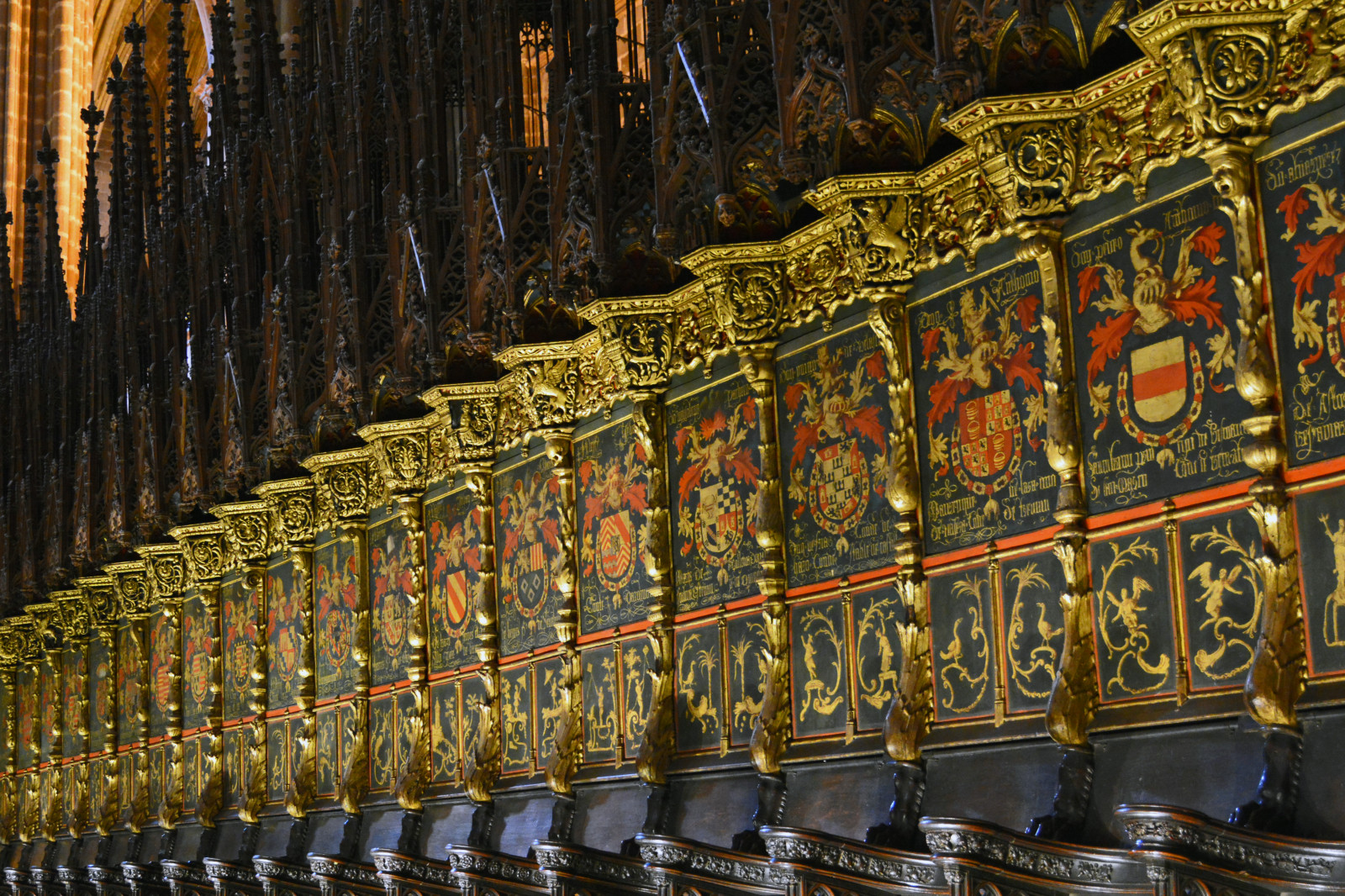 Barcellona, città, Chiesa, architettura, coro, Cattedrale, interno, Gotico, BCN, catedral, Catalogna, Catalunya, cor, cataluna, arquitecture, Coro, Gotic, gotico