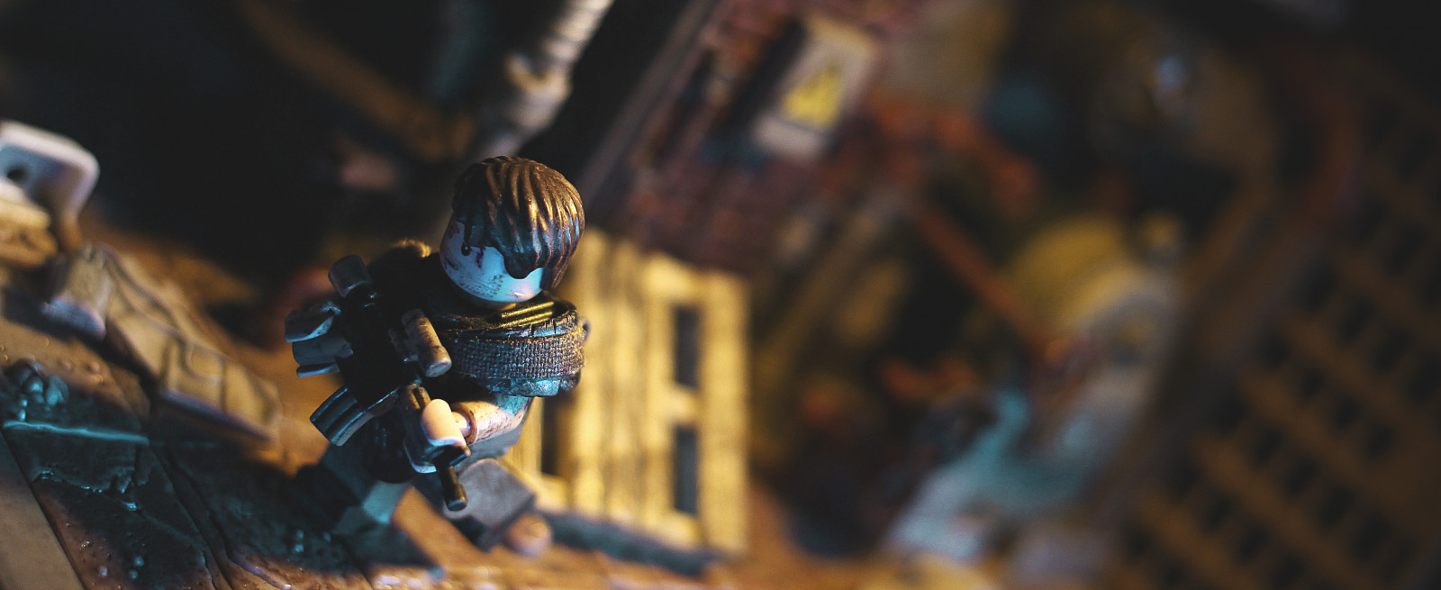 apokalyptický, venku, pole, fotografování, makro, LEGO, Kánon, 2016, flickr, dívka, zábava, mimo, hloubka, tma, zveřejnit, stvoření, minifigure, moc, Microscale, akční figurka, minifig, Apoc, fík, Kyle, Hardisty